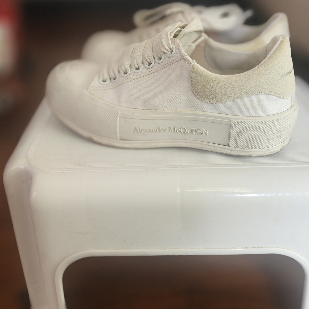 Alexander McQueen Ivory Sneakers